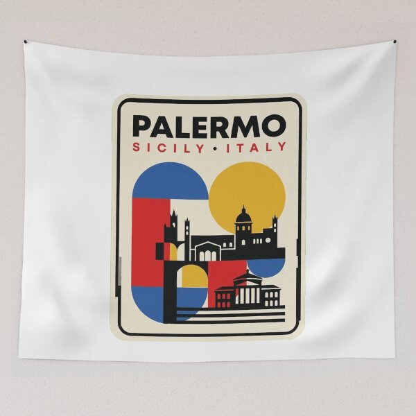 Aperçu de l'œuvre Horizon géométrique rétro de Palerme Bauhaus créée et vendue par k3rstman1.