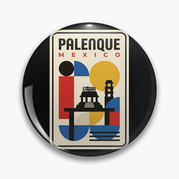 Item preview, Retro Palenque Bauhaus Geometric Skyline designed and sold by k3rstman1.