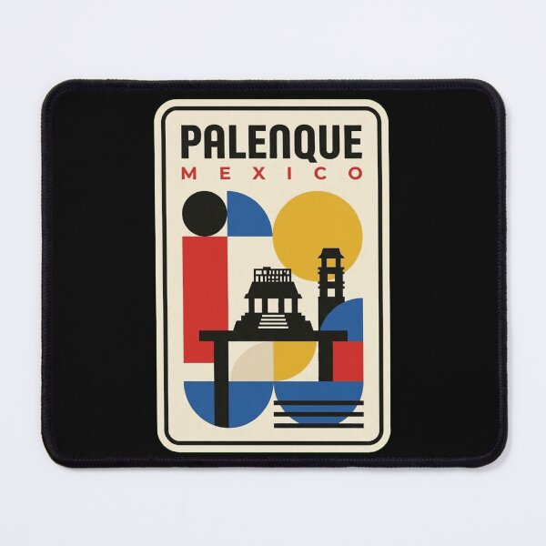 Item preview, Retro Palenque Bauhaus Geometric Skyline designed and sold by k3rstman1.