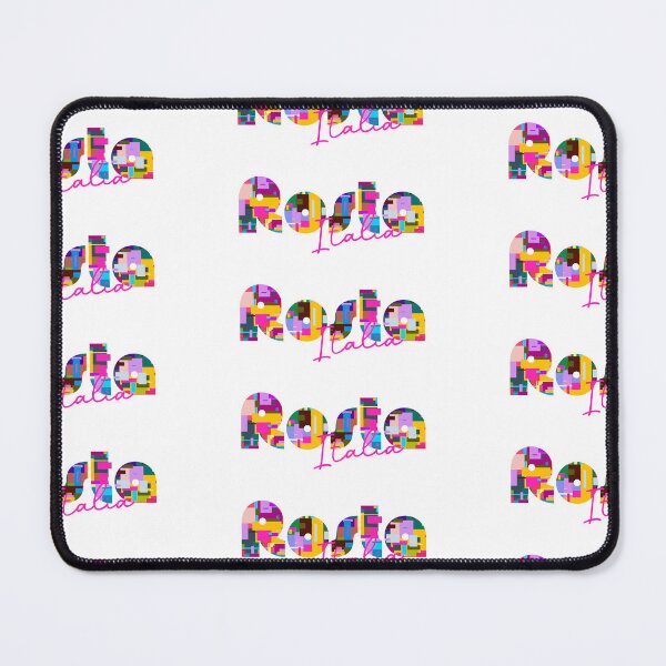 Item preview, Rosta, Torino, Italy, Italia, colorful typography design for travellers designed and sold by Wanderful-roads.