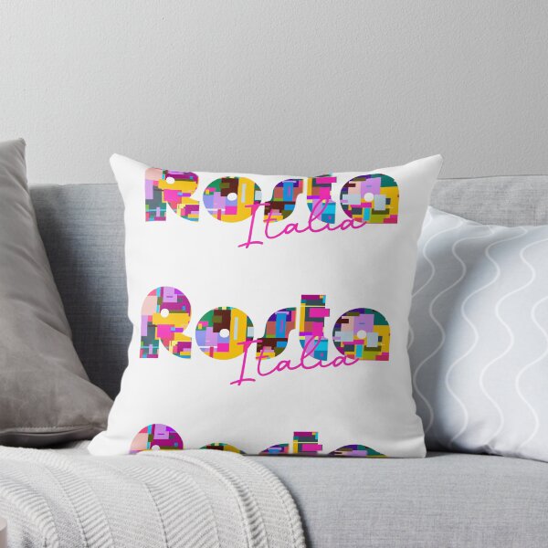 Item preview, Rosta, Torino, Italy, Italia, colorful typography design for travellers designed and sold by Wanderful-roads.