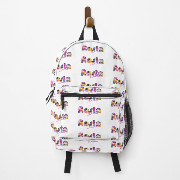Item preview, Rosta, Torino, Italy, Italia, colorful typography design for travellers designed and sold by Wanderful-roads.