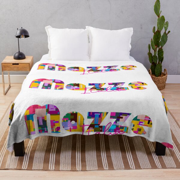 Item preview, Mazzè, Torino, Italy, Italia, colorful typography design for travellers designed and sold by Wanderful-roads.