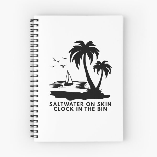 Item preview, Saltwater on skin, clock in the bin designed and sold by darshants.