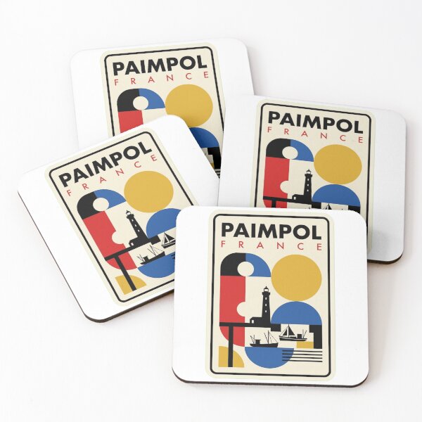 Item preview, Retro Paimpol Bauhaus Geometric Skyline designed and sold by k3rstman1.