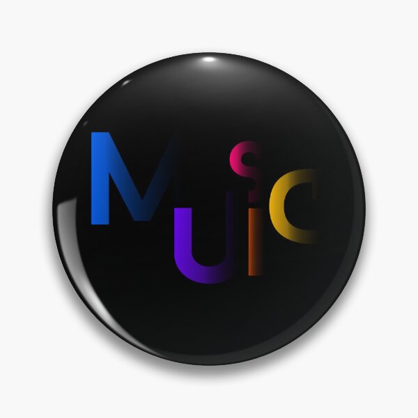 Item preview, Modern Colorful Abstract 'Music' Typography Letter Design designed and sold by Detroja Typography.