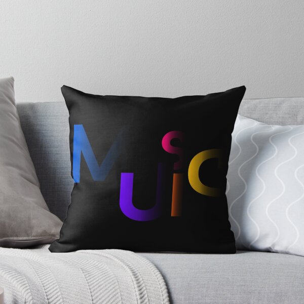 Item preview, Modern Colorful Abstract 'Music' Typography Letter Design designed and sold by Detroja Typography.