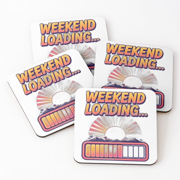 Item preview, Weekend Loading - Funny Friday Retro Gift designed and sold by Visual Dept..