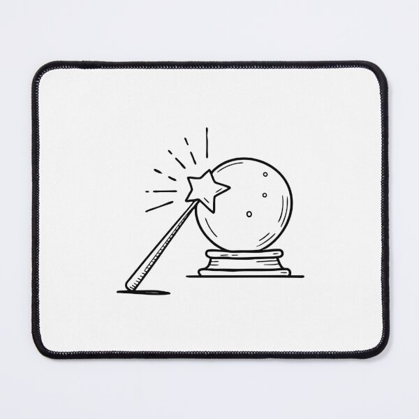 Item preview, An illustration of wand beside a glowing orb designed and sold by rasagamastore.
