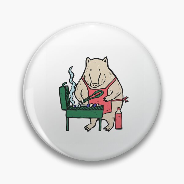 Item preview, Barbecue Boar at the Grill designed and sold by BysonDesigns.
