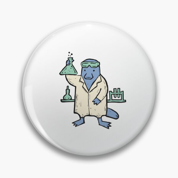 Item preview, Chemist Platypus with a Bubbling Flask designed and sold by BysonDesigns.