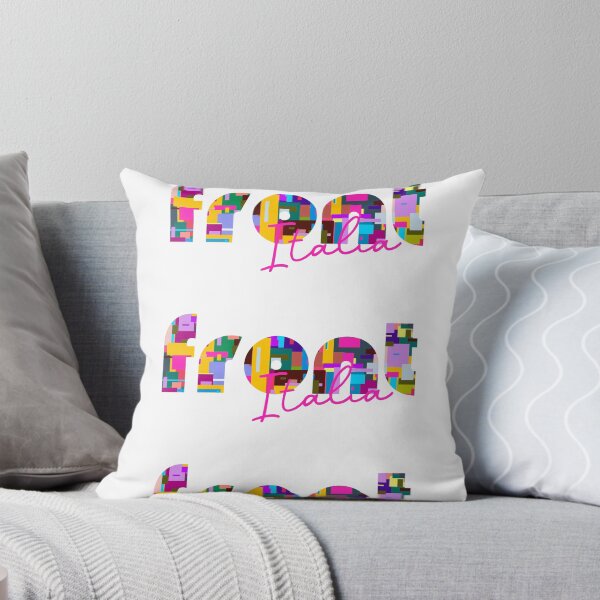 Item preview, Front, Torino, Italy, Italia, colorful typography design for travellers designed and sold by Wanderful-roads.