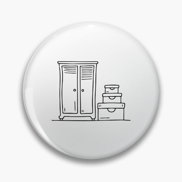 Artikelvorschau, Eine Illustration eines Kleiderschranks neben einem Stapel Aufbewahrungsboxen entworfen und verkauft von rasagamastore.