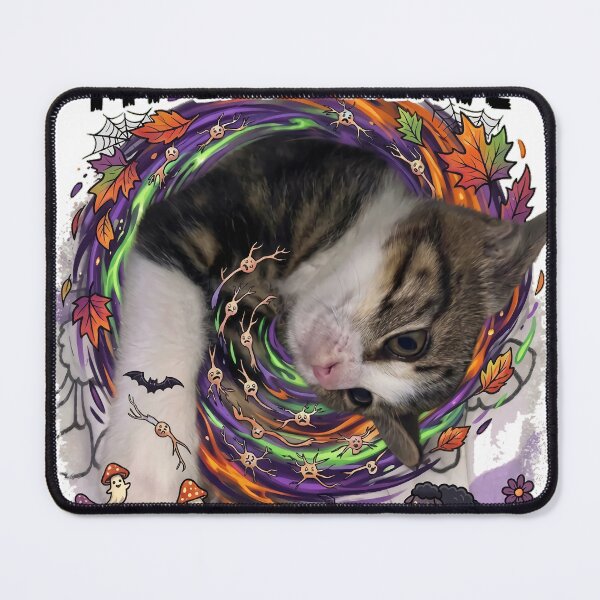Item preview, Portal To My Last Nerve Funny Halloween Cat designed and sold by MeliMedO Art.
