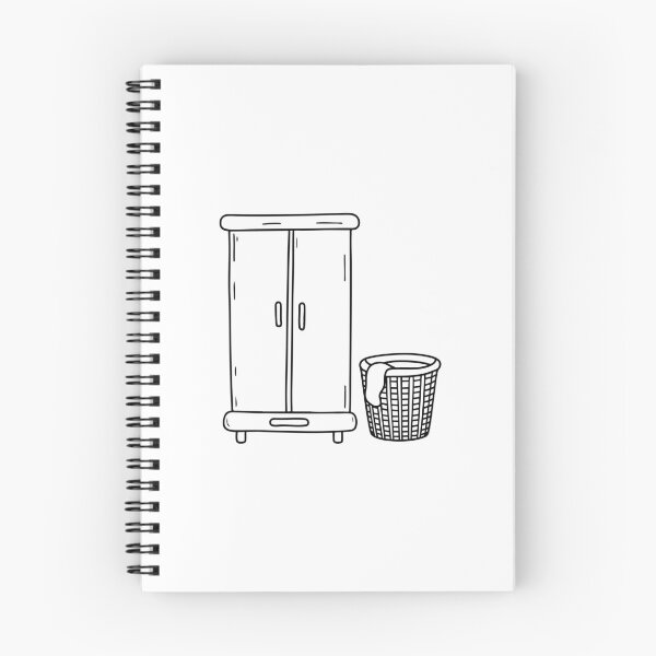 Item preview, An illustration of wardrobe near a laundry basket designed and sold by rasagamastore.