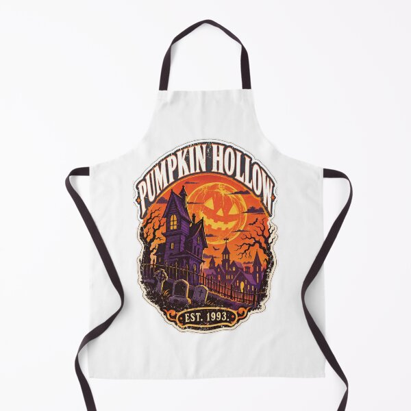 Item preview, Pumpkin Hollow Vintage Haunted Town Halloween Badge Vintage Graphic Classic T-Shirt. designed and sold by Gopal Verma.