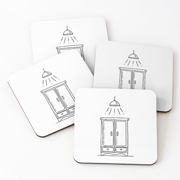 Item preview, An illustration of wardrobe under a ceiling light designed and sold by rasagamastore.