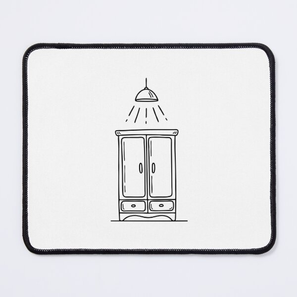 Item preview, An illustration of wardrobe under a ceiling light designed and sold by rasagamastore.