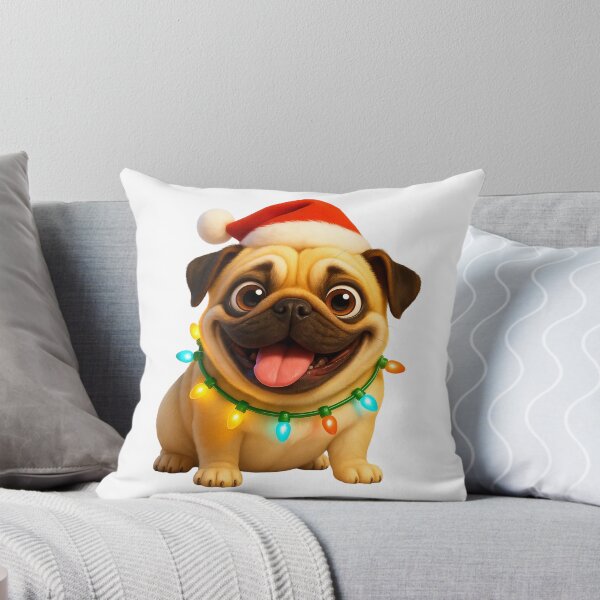 Item preview, Pug Dog Christmas Sparkle designed and sold by Sillytoe.