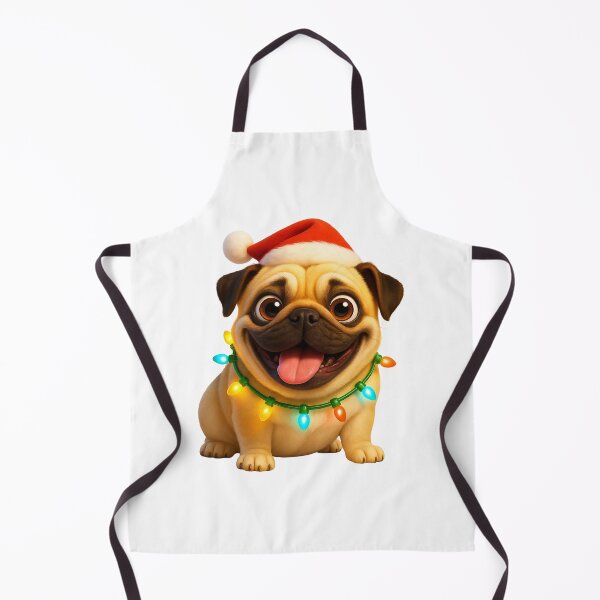 Item preview, Pug Dog Christmas Sparkle designed and sold by Sillytoe.