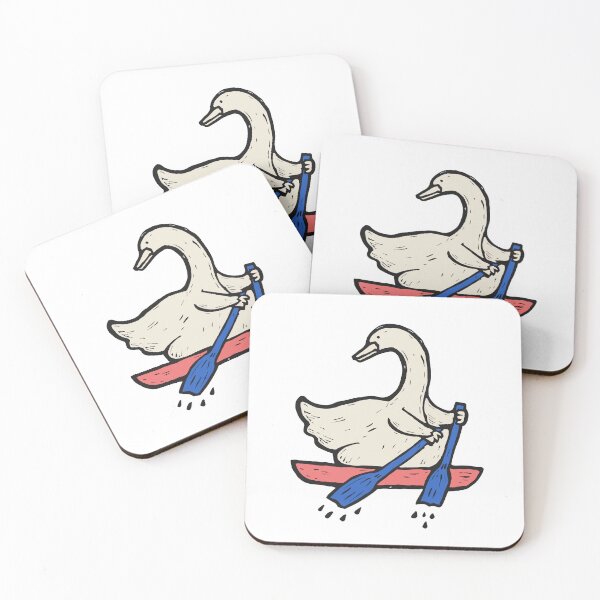 Item preview, Rowing Swan in a Single Scull designed and sold by BysonDesigns.