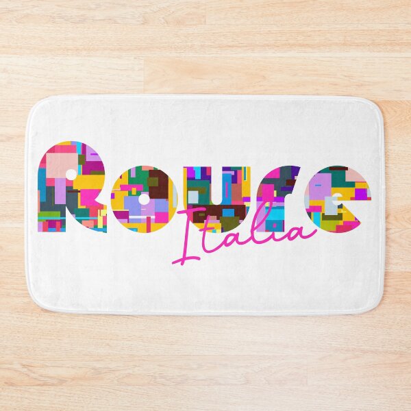 Item preview, Roure, Torino, Italy, Italia, colorful typography design for travellers designed and sold by Wanderful-roads.
