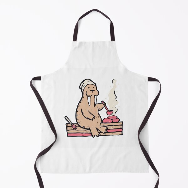 Item preview, Sauna Walrus Pouring Water on the Stones designed and sold by BysonDesigns.