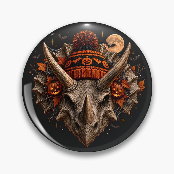 Item preview, Triceratops Dinosaur Halloween Vibes designed and sold by Eh Plus Designs.
