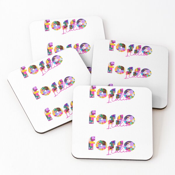 Item preview, Fossò, Venezia, Italy, Italia, colorful typography design for travellers designed and sold by Wanderful-roads.