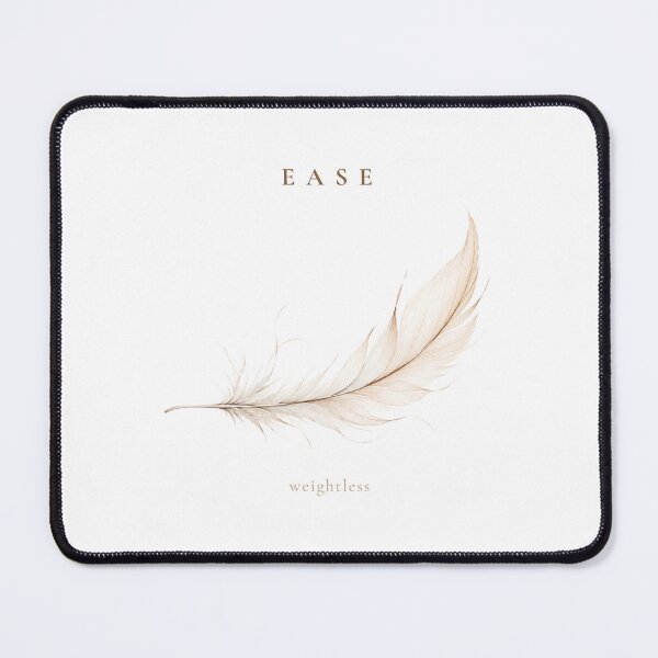 Item preview, EASE Weightless - Minimalist Feather Line Art designed and sold by KONVERSKIY.