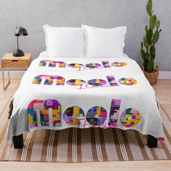 Item preview, Meolo, Venezia, Italy, Italia, colorful typography design for travellers designed and sold by Wanderful-roads.