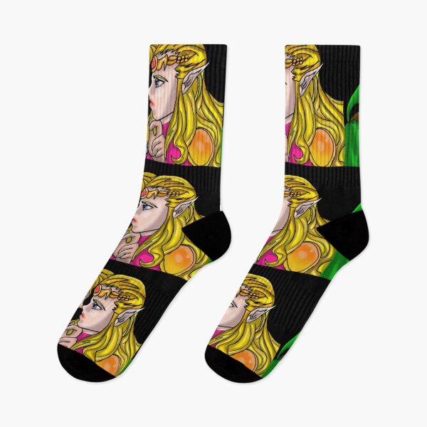 Item preview, Link y Zelda designed and sold by Rynkeolanui.
