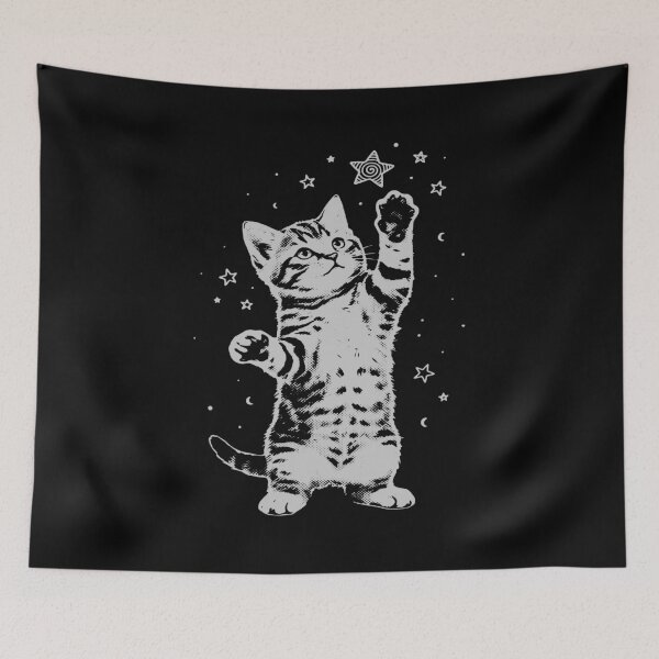 Item preview, Cat and Stars Vintage Y2K designed and sold by studio-ssaam.
