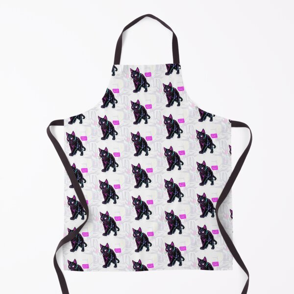 Item preview, Neon Night Market Cat designed and sold by One More Run.