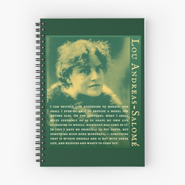 Artikelvorschau, Zitat von Lou Andreas-Salomé: Ich kann weder nach Vorbildern leben, noch werde ich jemals in der Lage sein, ein Vorbild für irgendjemanden zu sein. entworfen und verkauft von artbleed.