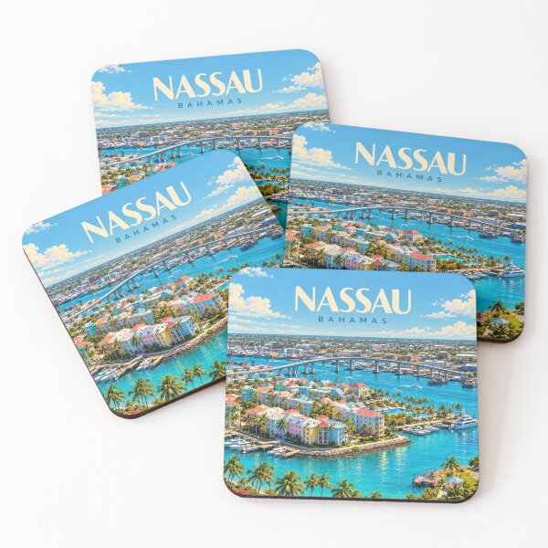 Item preview, Nassau Vintage Bahamian City Art designed and sold by MichaeIRellov.