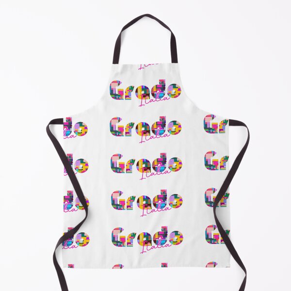 Item preview, Grado, Gorizia, Italy, Italia, colorful typography design for travellers designed and sold by Wanderful-roads.