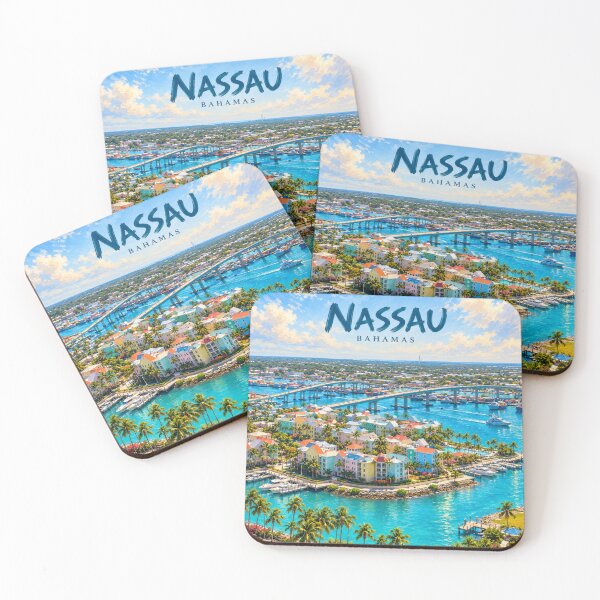 Item preview, Nassau Painterly Bahamian City Impression designed and sold by MichaeIRellov.
