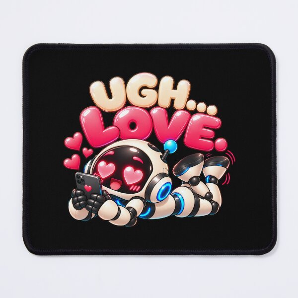 Item preview, Ugh… Love. – Funny Lovestruck Robot Romance Humor designed and sold by HO•Designs.