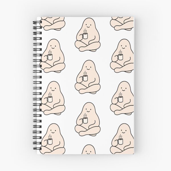 Item preview, Minimalist Sitting Coffee Blob Doodle designed and sold by creativerooney.