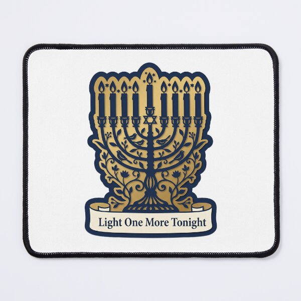 Item preview, Light One More Tonight — Hanukkah Papercut designed and sold by TheCalmEdit.