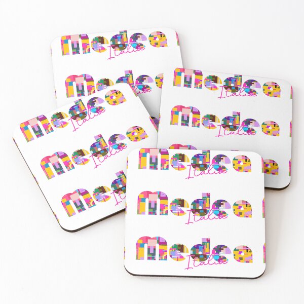 Item preview, Medea, Gorizia, Italy, Italia, colorful typography design for travellers designed and sold by Wanderful-roads.