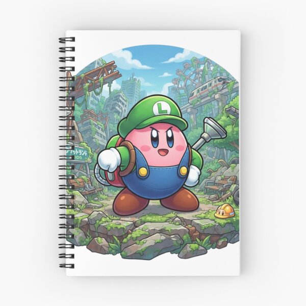 Item preview, Kirby steps into a post-apocalyptic stage reminiscent of Kirby and the Forgotten Land. designed and sold by gorillazone_co.