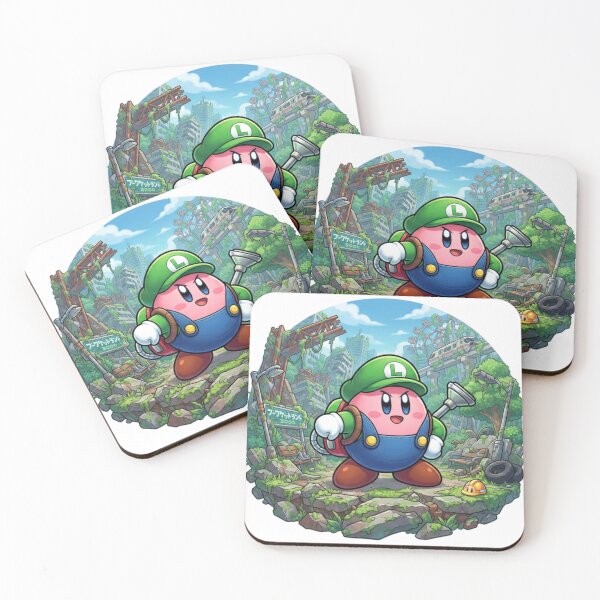 Item preview, Kirby steps into a post-apocalyptic stage reminiscent of Kirby and the Forgotten Land. designed and sold by gorillazone_co.