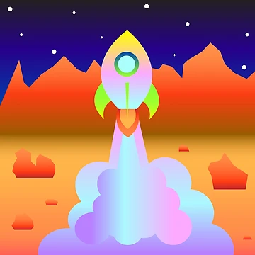 Artwork thumbnail, Rocket Man by ColorDesigns