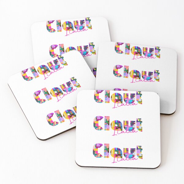 Item preview, Claut, Gorizia, Italy, Italia, colorful typography design for travellers designed and sold by Wanderful-roads.