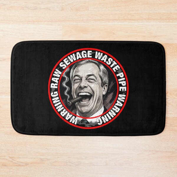 Item preview, WARNING Raw Sewage Waste Pipe designed and sold by Paparaw.