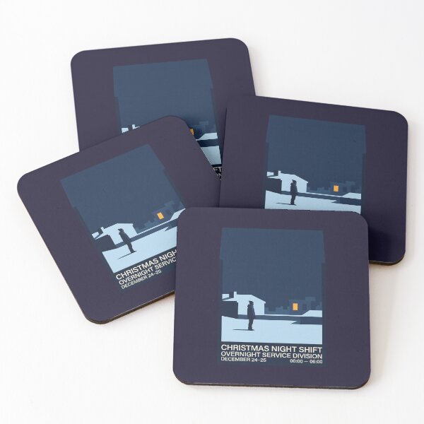 Item preview, Christmas Night Shift Overnight Worker Winter Minimalist designed and sold by SplashTastic.