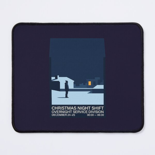 Item preview, Christmas Night Shift Overnight Worker Winter Minimalist designed and sold by SplashTastic.