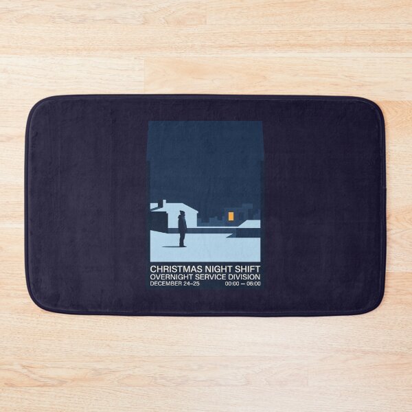 Item preview, Christmas Night Shift Overnight Worker Winter Minimalist designed and sold by SplashTastic.
